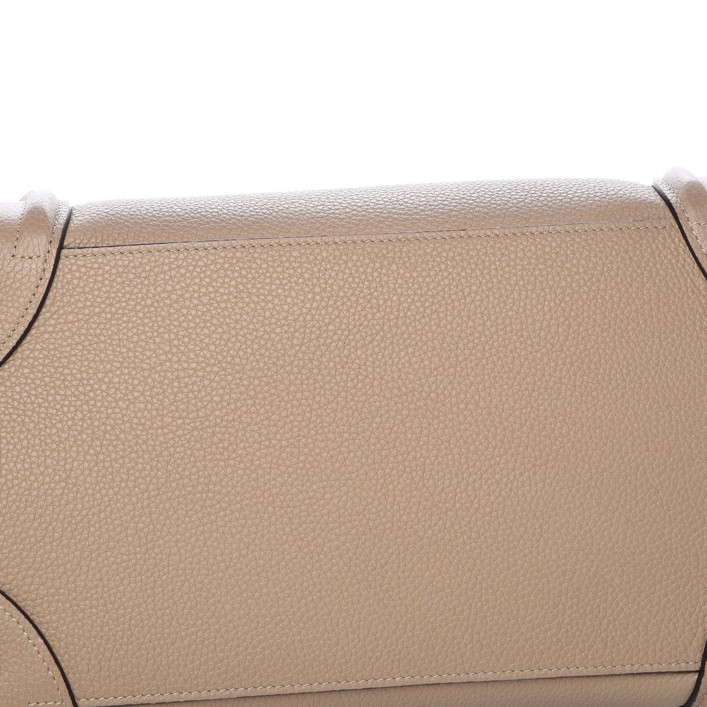 Drummed Calfskin Mini Luggage Dune