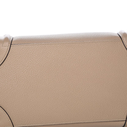 Celine Drummed Calfskin Mini Luggage Dune 10 of 10