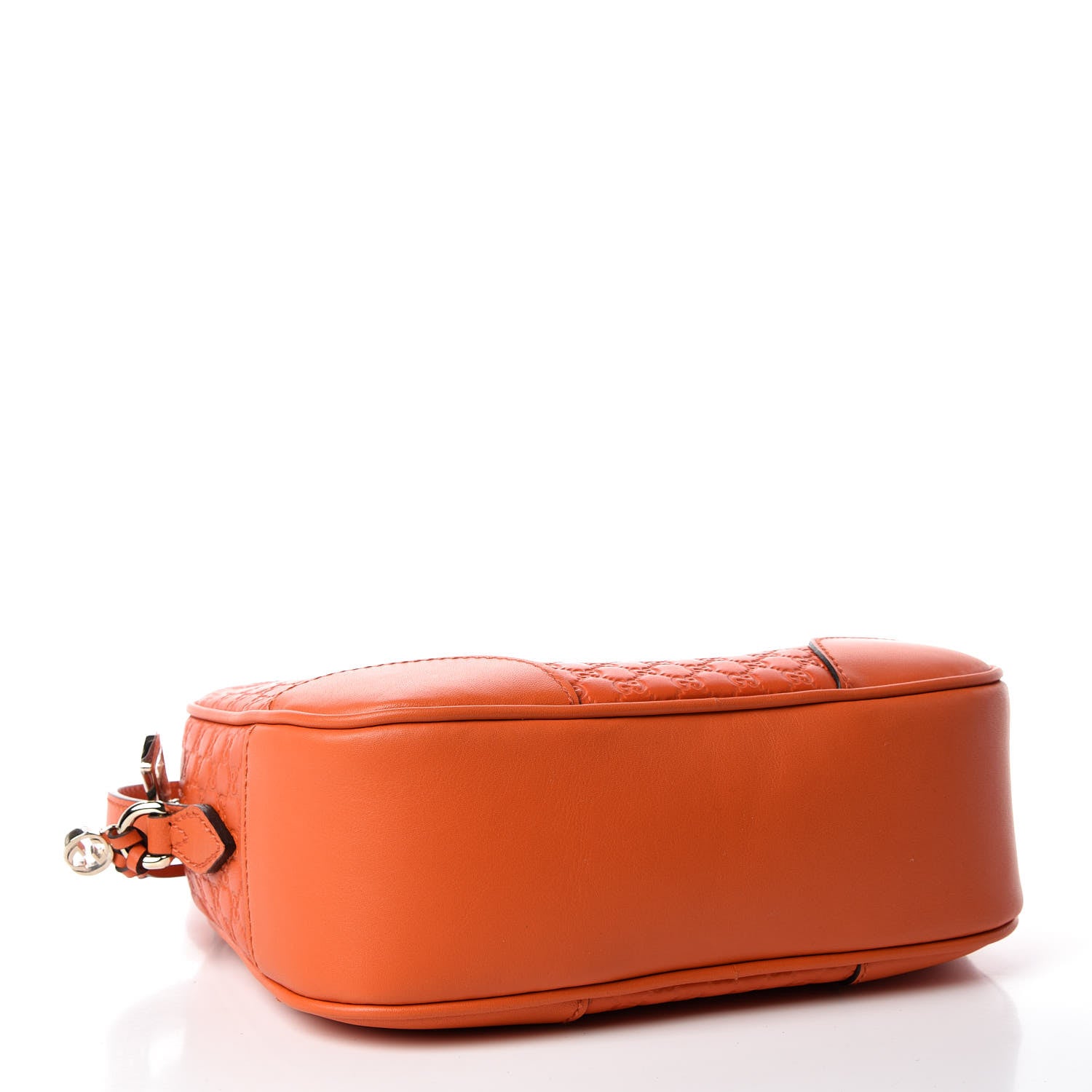 Gucci Soft Microguccissima Mini Bree Messenger Bag Sun Orange 4 of 9
