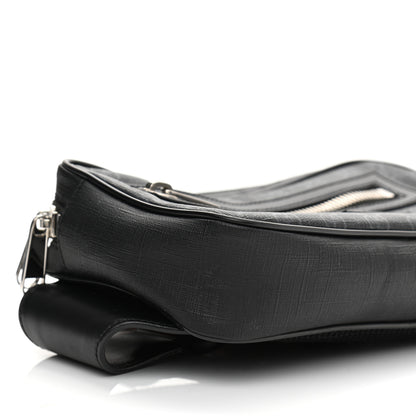 Gucci Soft GG Supreme Monogram Web Belt Bag Black Grey 9 of 10