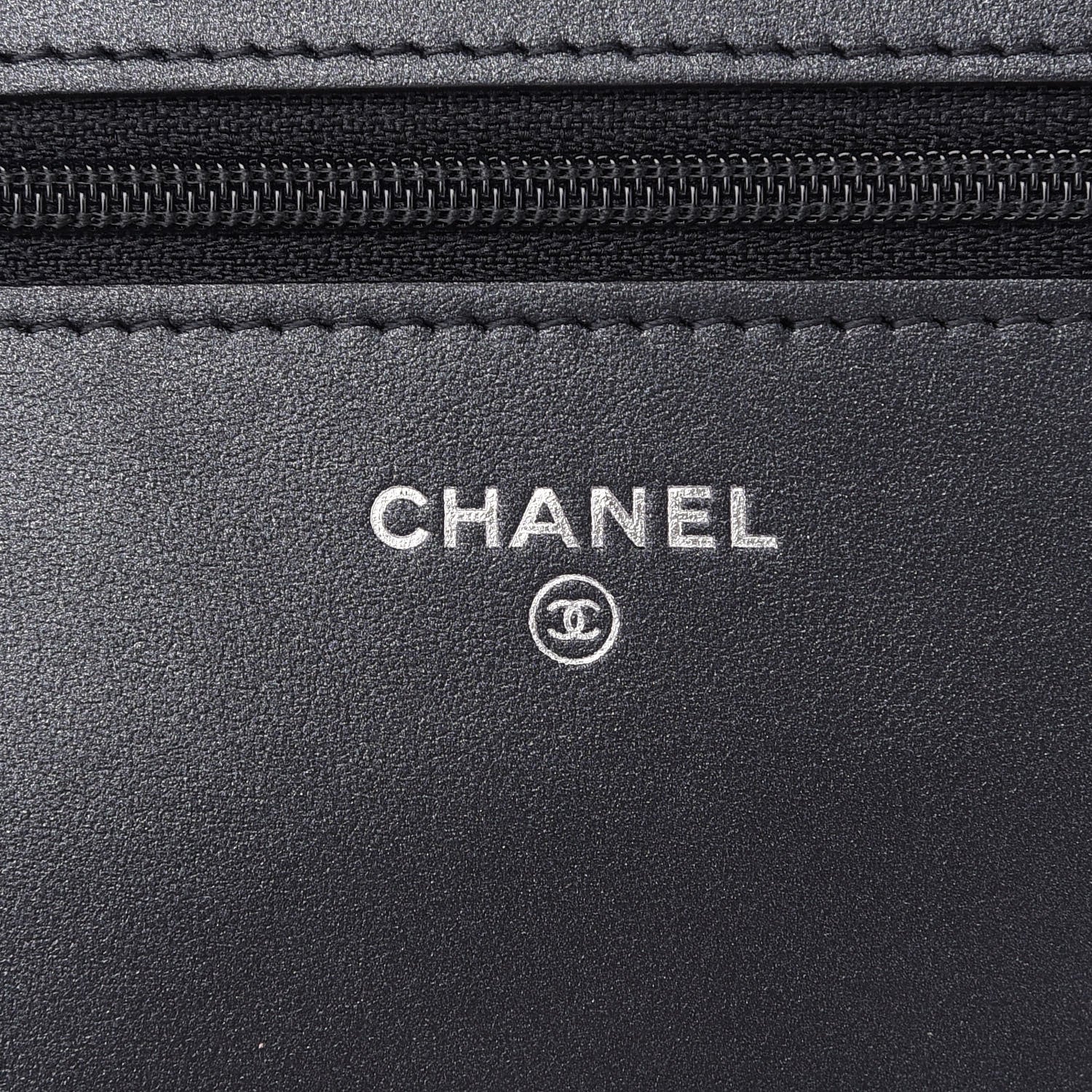 Chanel Caviar Quilted Vintage Mademoiselle Wallet On Chain WOC Black 6 of 9