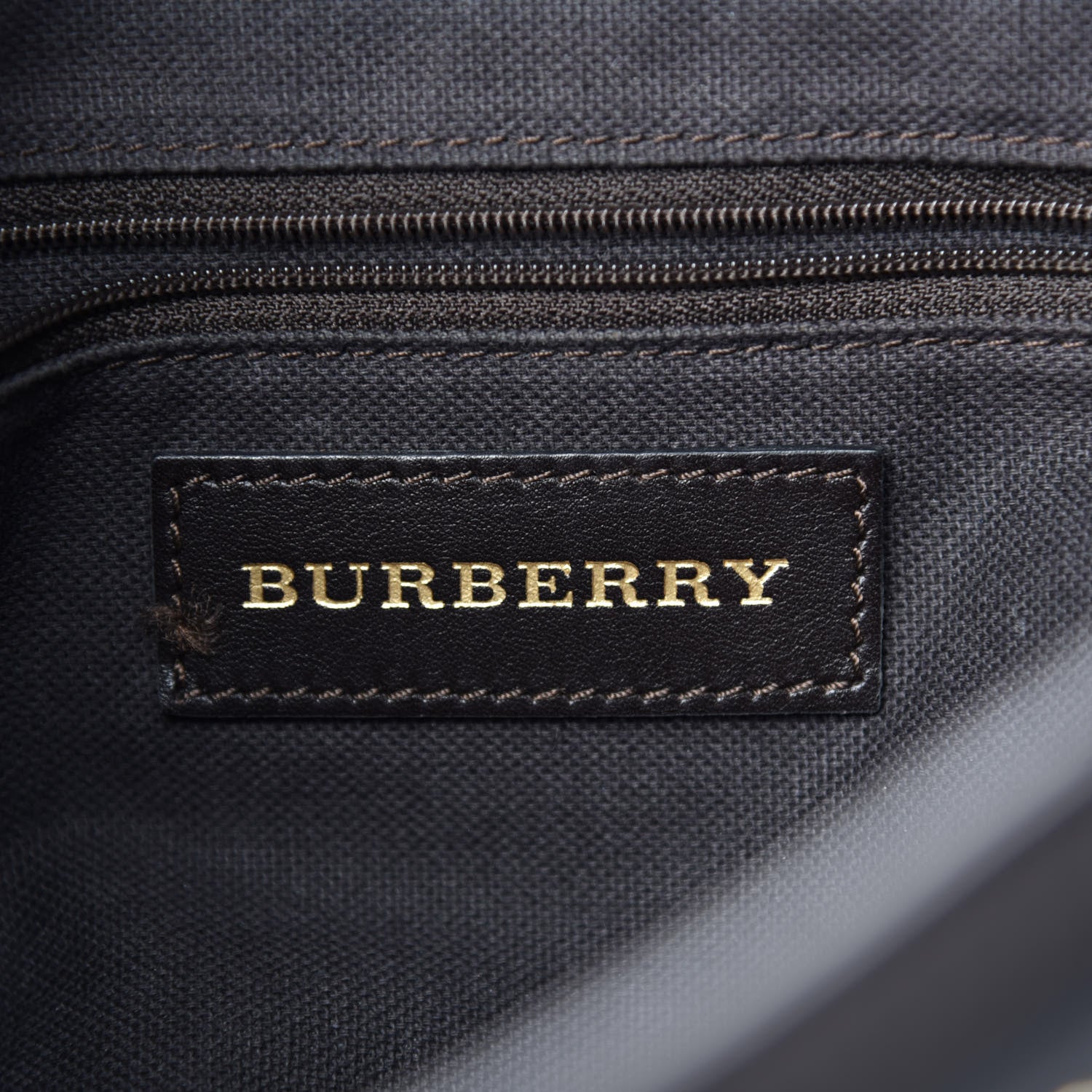 Burberry Calfskin Hackford Studded Hobo Brown 9 of 12