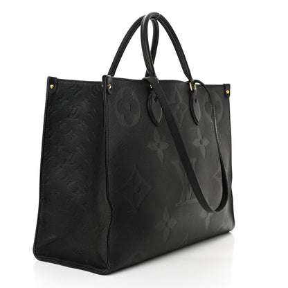 Louis Vuitton Empreinte Monogram Giant Onthego GM Black 3 of 15