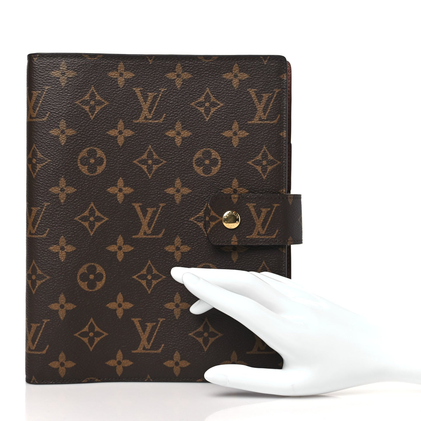 Monogram Large Ring Agenda Cover