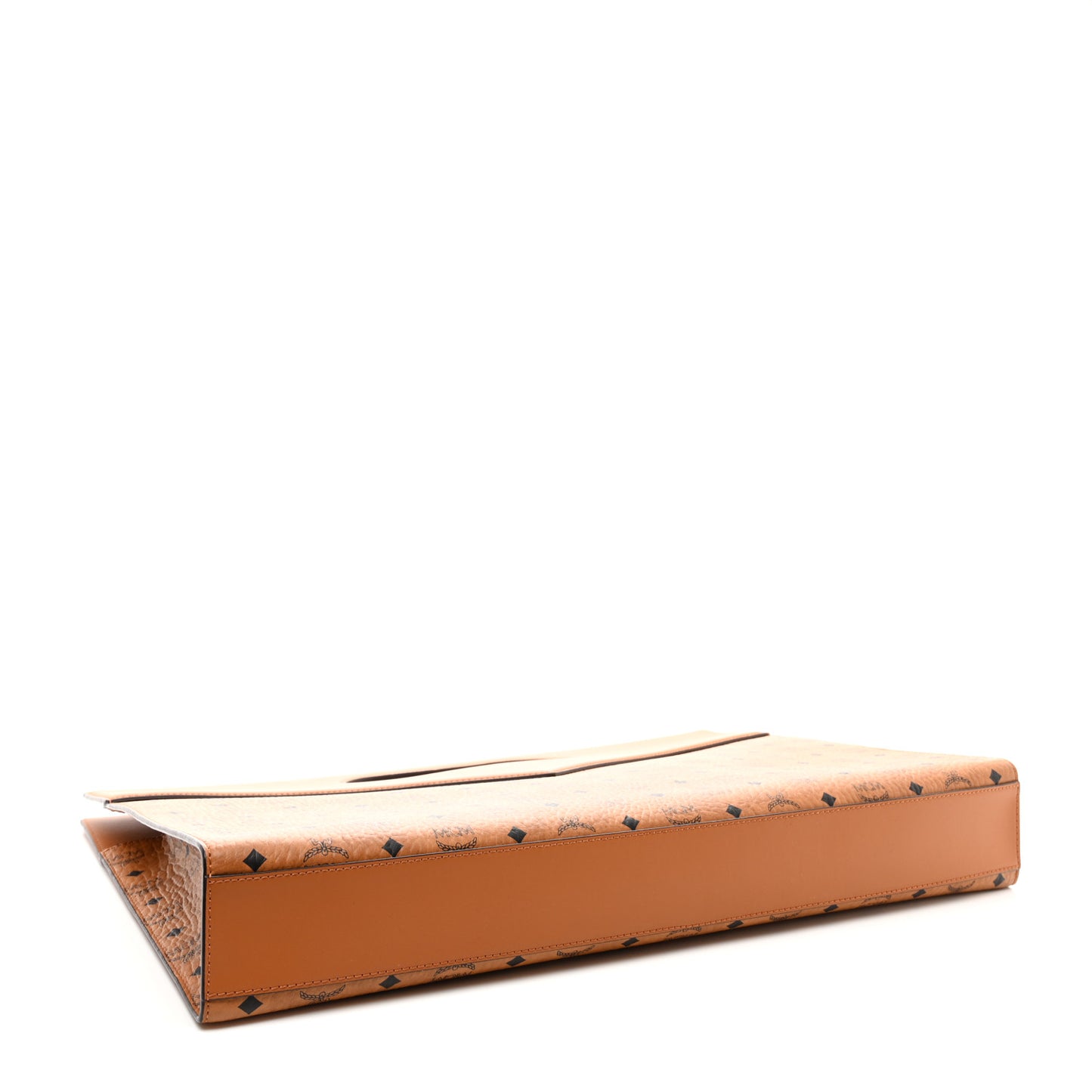 Visetos Calfskin X Large Diamond Tote Cognac