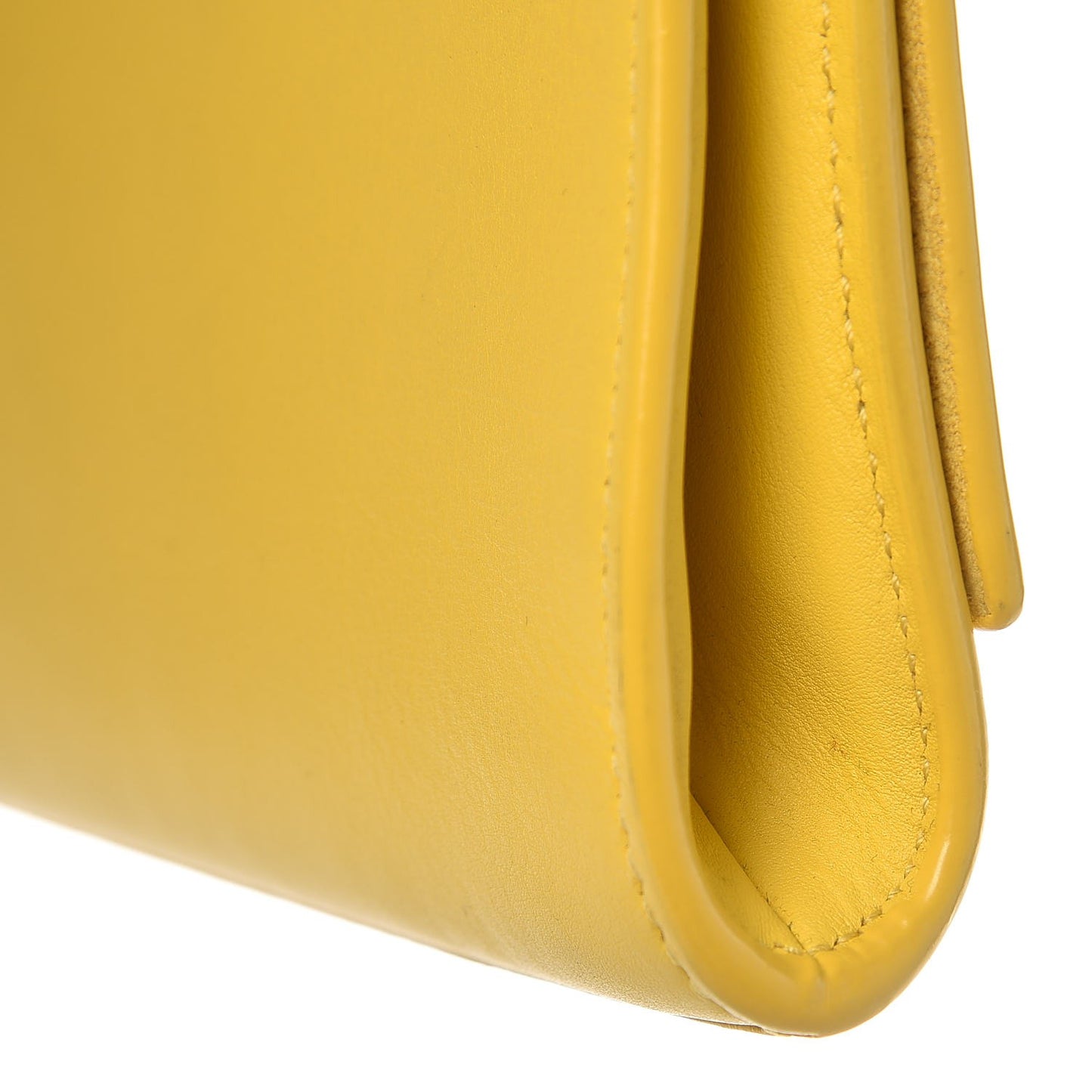 Calfskin Classic Y Ligne Clutch Soleil