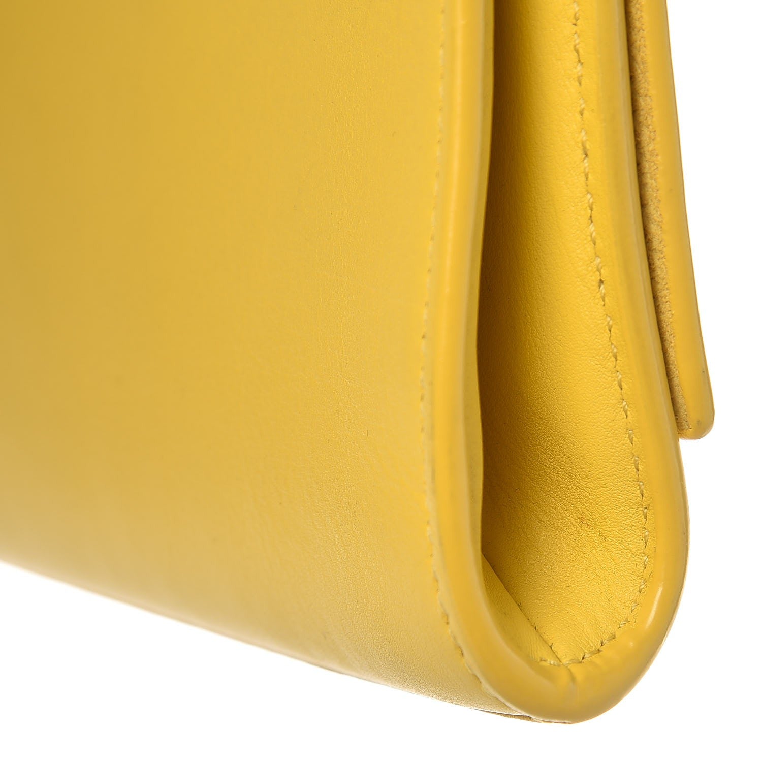 Saint Laurent Calfskin Classic Y Ligne Clutch Soleil 12 of 14