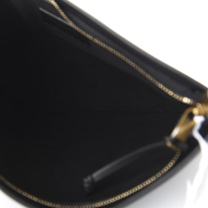 Christian Dior Calfskin Embossed Medium Clutch Black 5 of 9
