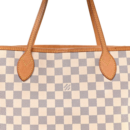 Louis Vuitton Damier Azur Neverfull MM 6 of 9