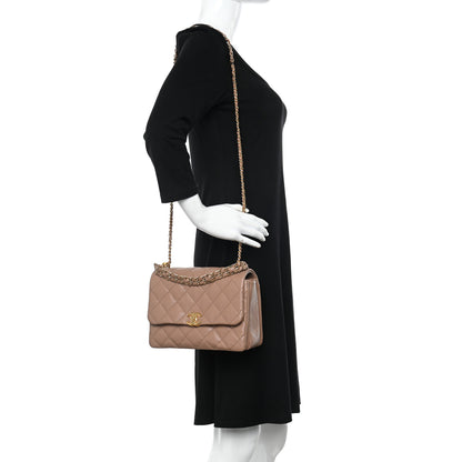 Chanel Caviar Quilted Coco First Flap Beige 2 of 11