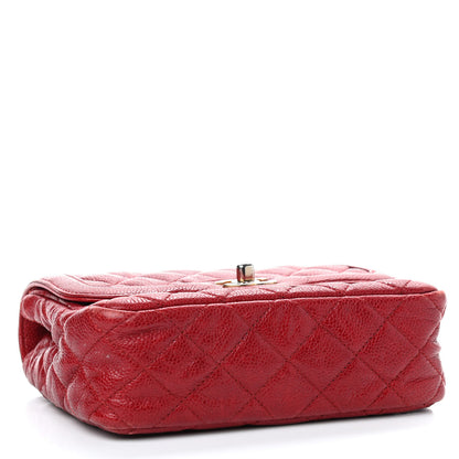 Chanel Caviar Quilted Mini Square Flap Red 3 of 10