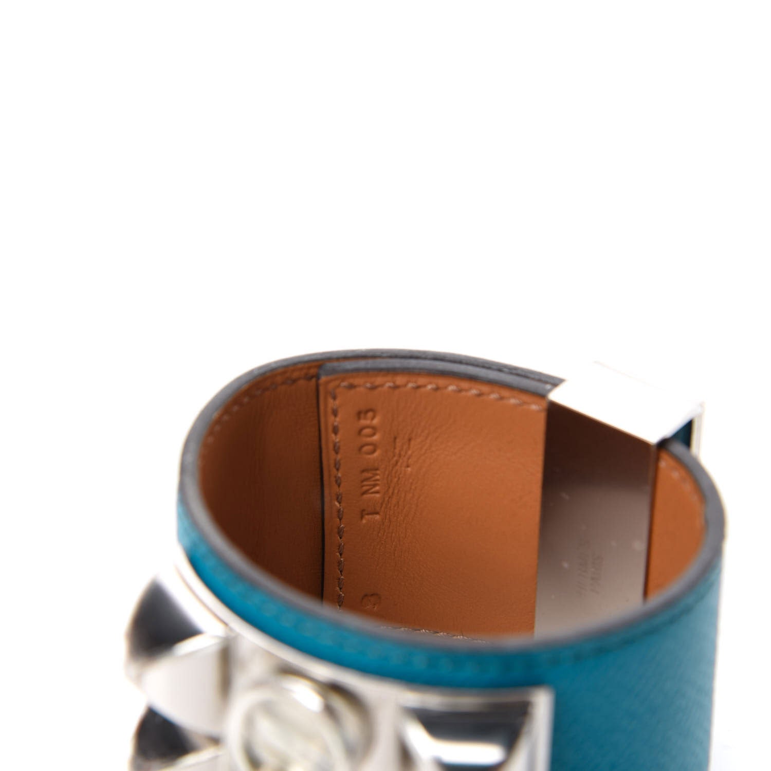 Hermes Epsom Collier de Chien CDC Bracelet XS Bleu Izmir 6 of 7