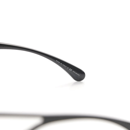 Chanel Acetate 18K White Gold Polarized Butterfly Sunglasses 5429 Black 6 of 8