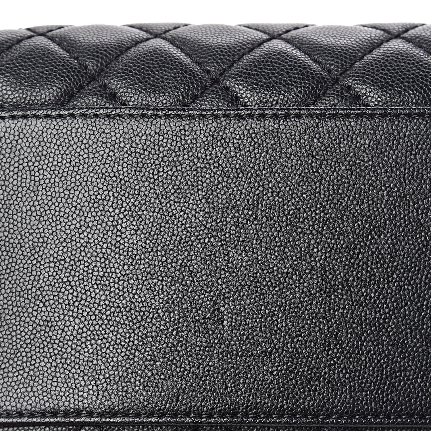 Chanel Caviar Quilted Medium Coco Handle Flap Black 10 of 12