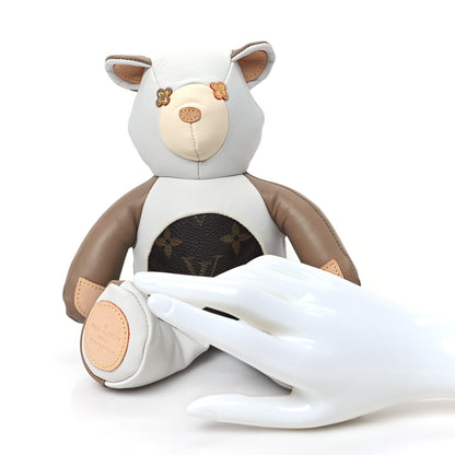 Louis Vuitton Calfskin Monogram Doudou Louis Bear Beige 2 of 7