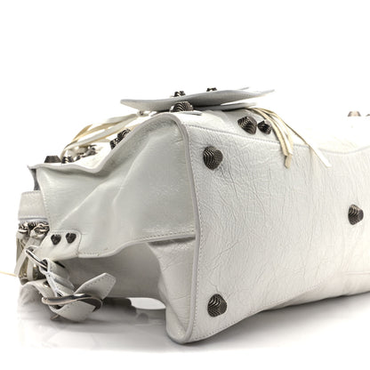 Balenciaga Agneau Arena Neo Cagole City Handbag Optic White 7 of 8
