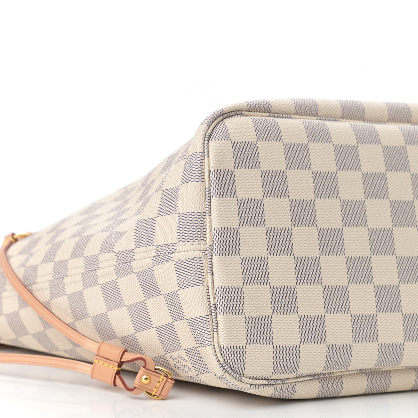 Damier Azur Neo Neverfull MM Rose Ballerine