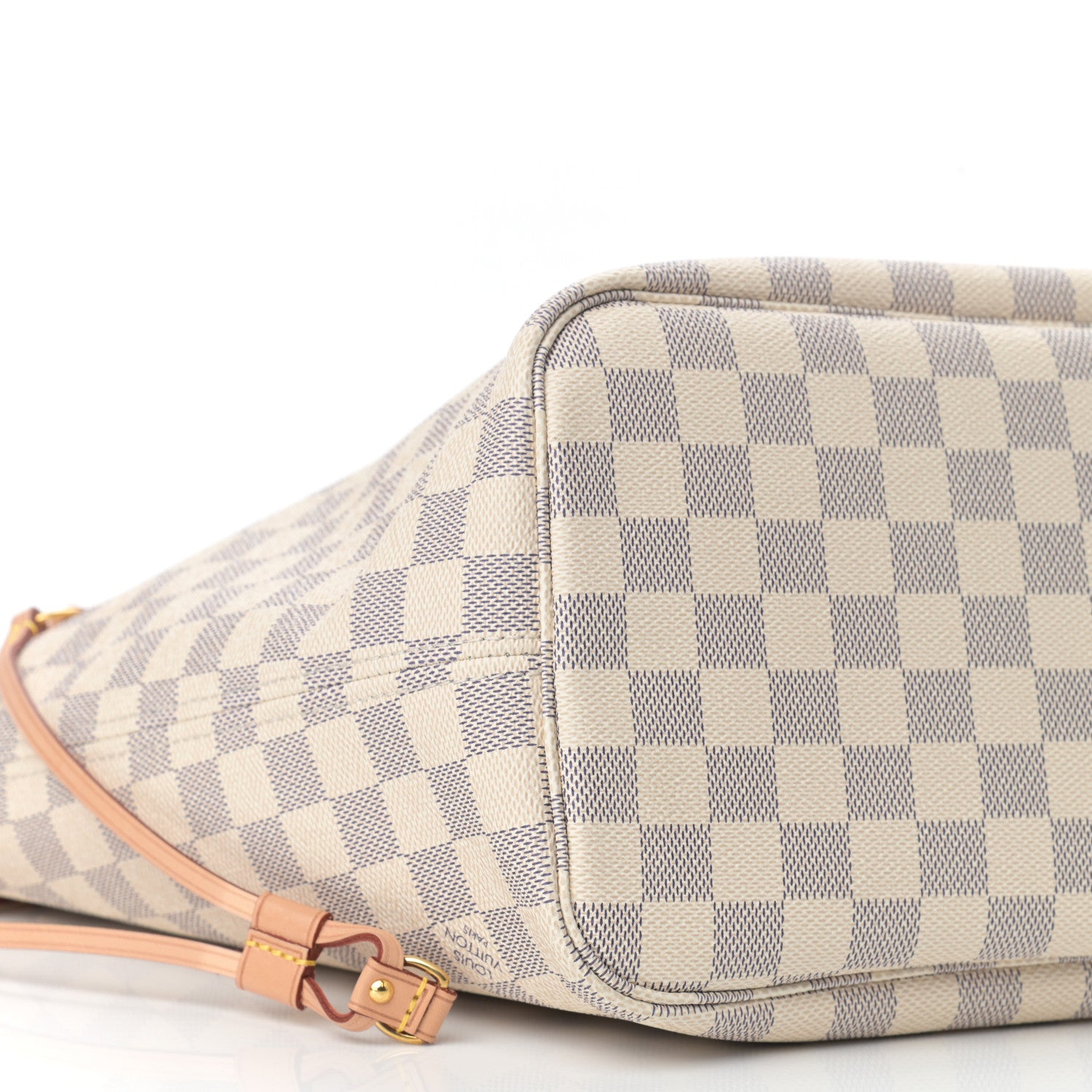 Louis Vuitton Damier Azur Neo Neverfull MM Rose Ballerine 8 of 9