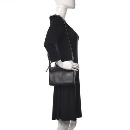 Celine Lambskin Small Trio Crossbody Bag Navy Blue 2 of 11