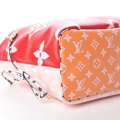 Louis Vuitton Monogram Giant Neverfull MM Rouge 6 of 11