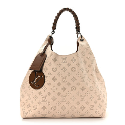 Louis Vuitton Mahina Carmel Hobo Creme 1 of 10