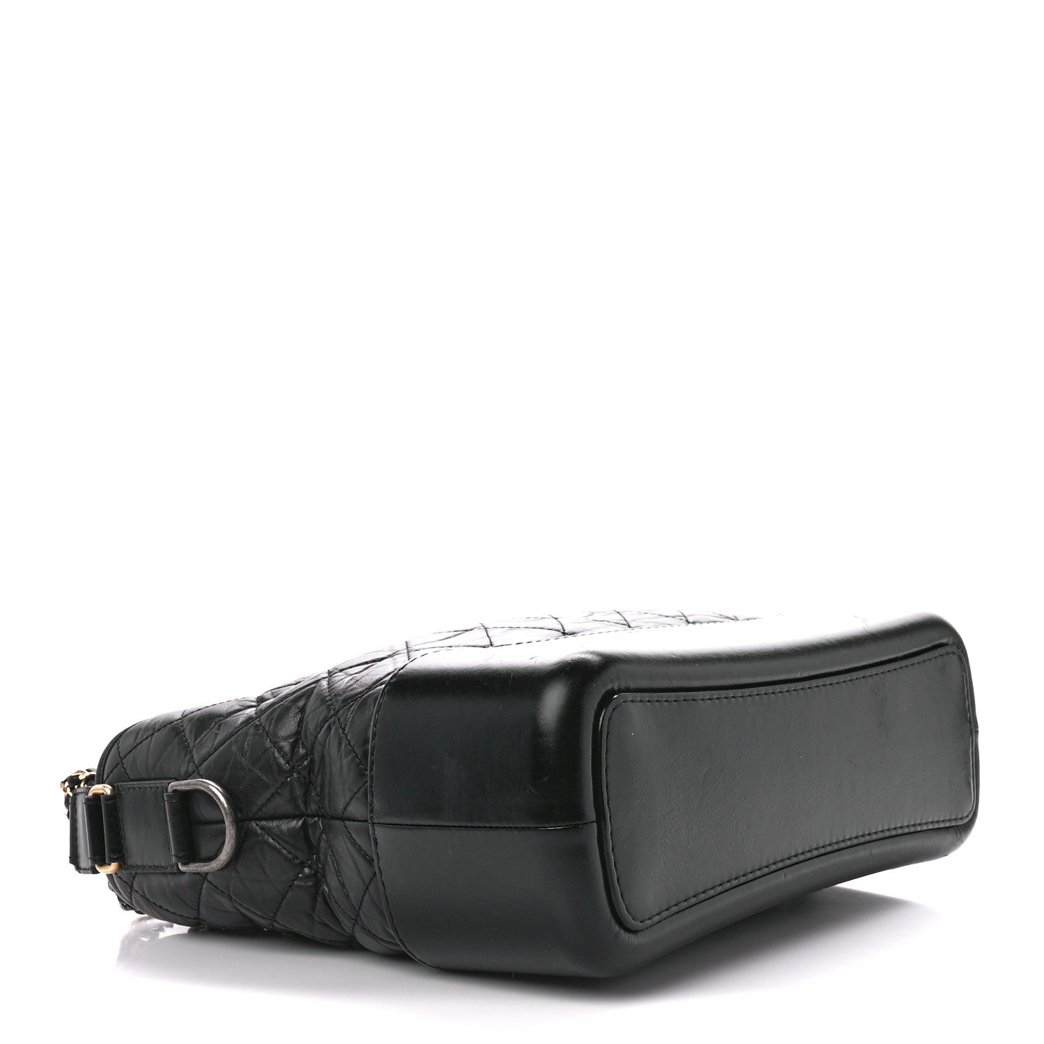 Chanel Aged Calfskin Quilted Medium Gabrielle Hobo Black 4 of 12