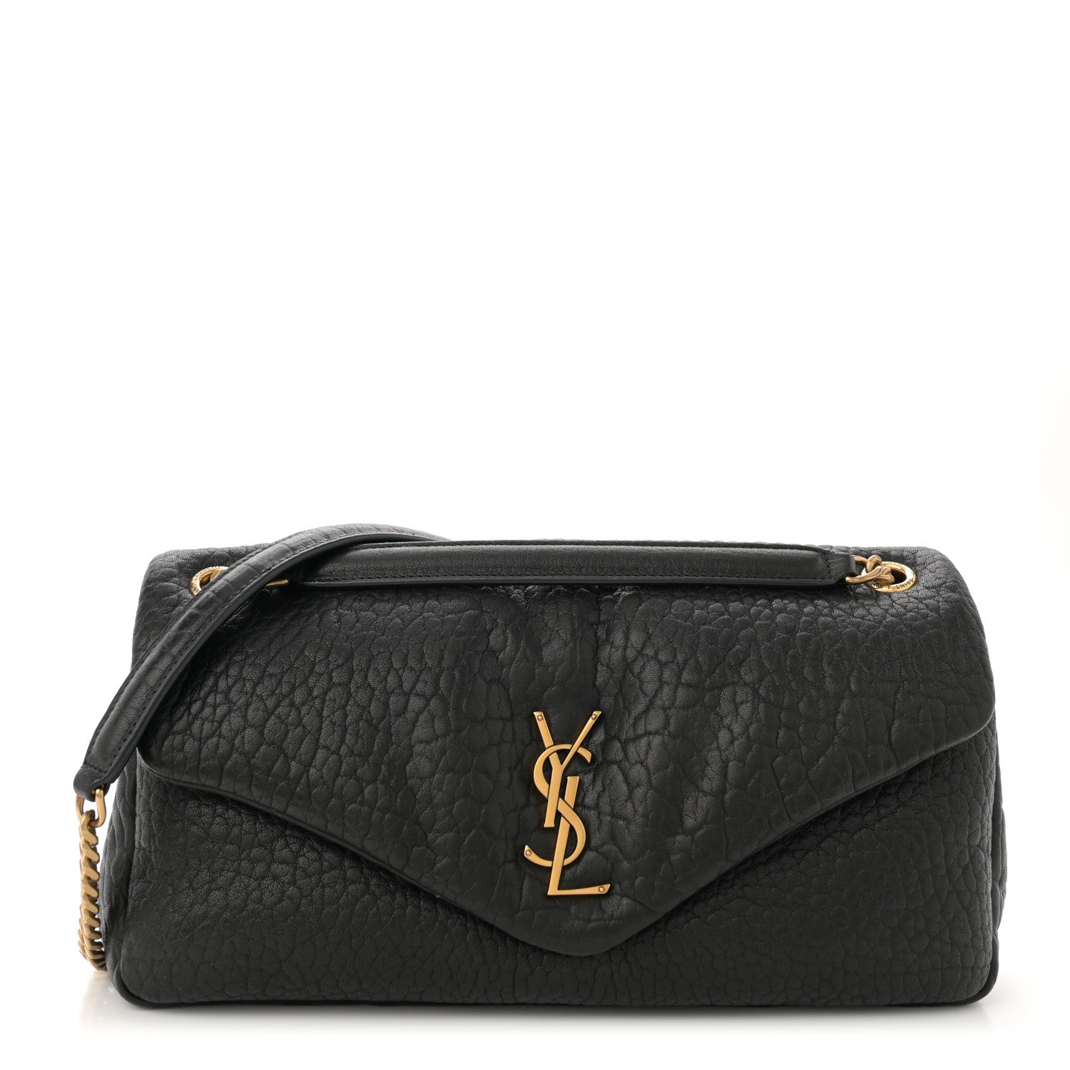 Saint Laurent Grained Lambskin Medium Calypso Black 1 of 11