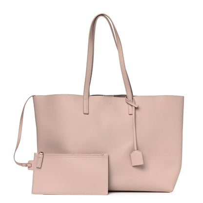 Saint Laurent Calfskin Large Shopping Tote Pale Blush 1 of 16