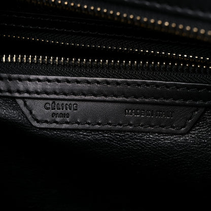 Celine Pony Hair Mini Tri-Color Luggage Glacier Red Black 5 of 14