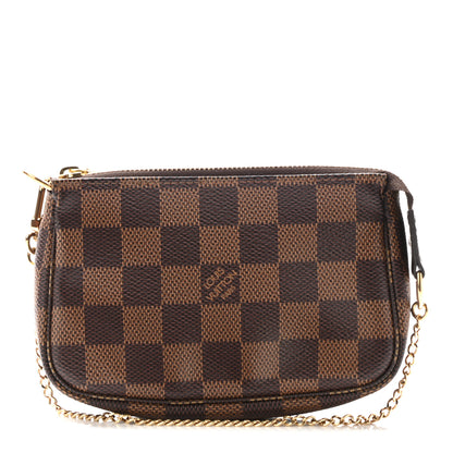 Louis Vuitton Damier Ebene Mini Pochette Accessories 1 of 7