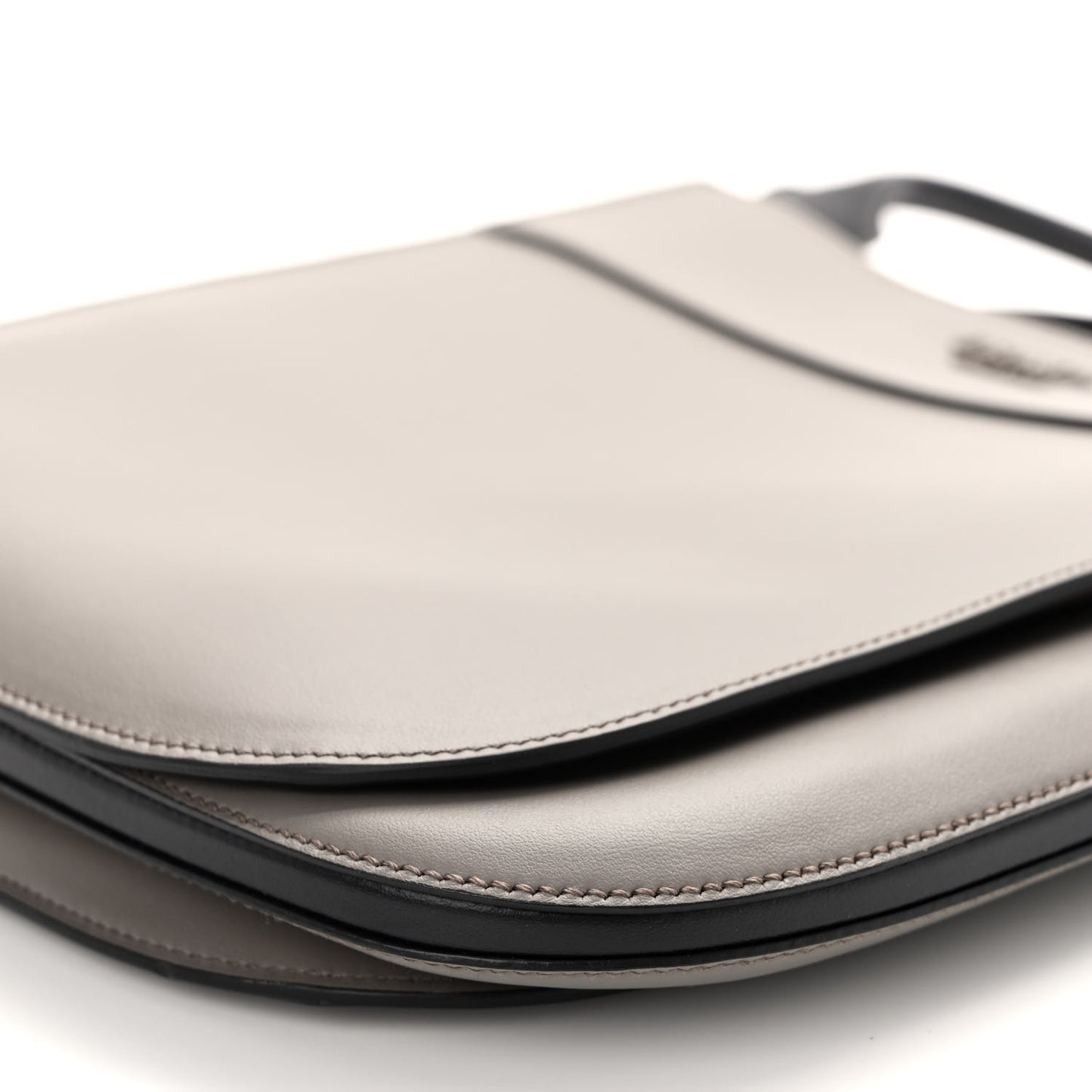 City Calfskin Small Margit Bag Argilla Black