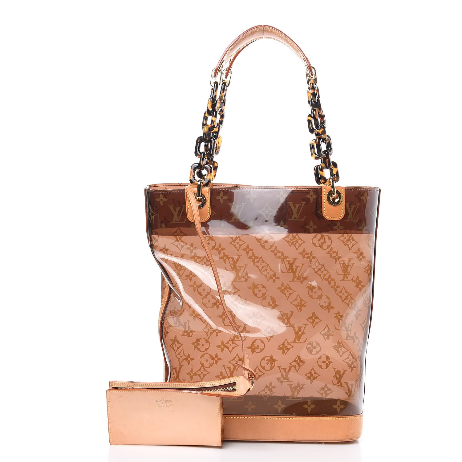 Louis Vuitton Vinyl Cabas Sac Ambre MM 3 of 15