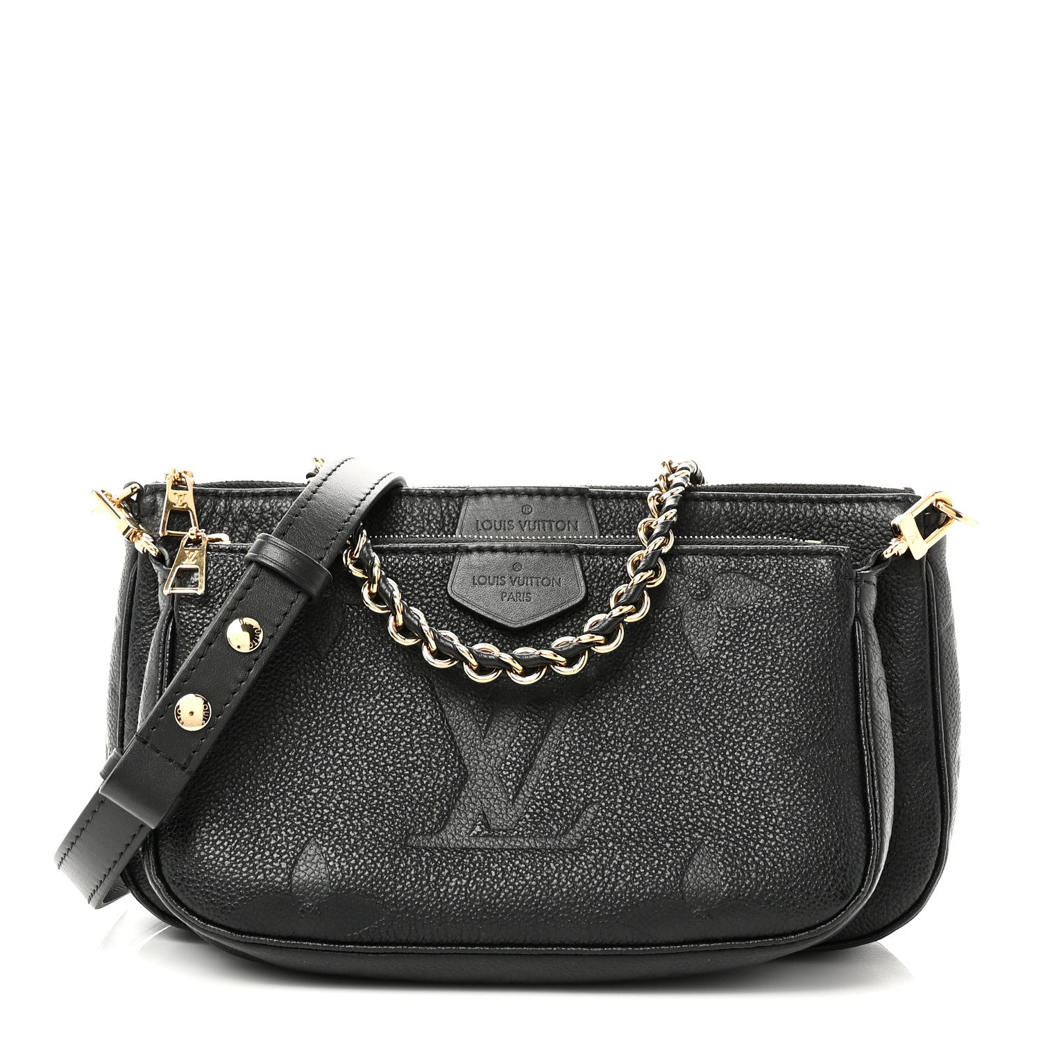 Louis Vuitton Empreinte Monogram Giant Multi Pochette Accessories Black 1 of 10