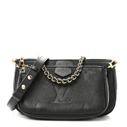 Louis Vuitton Empreinte Monogram Giant Multi Pochette Accessories Black 1 of 10