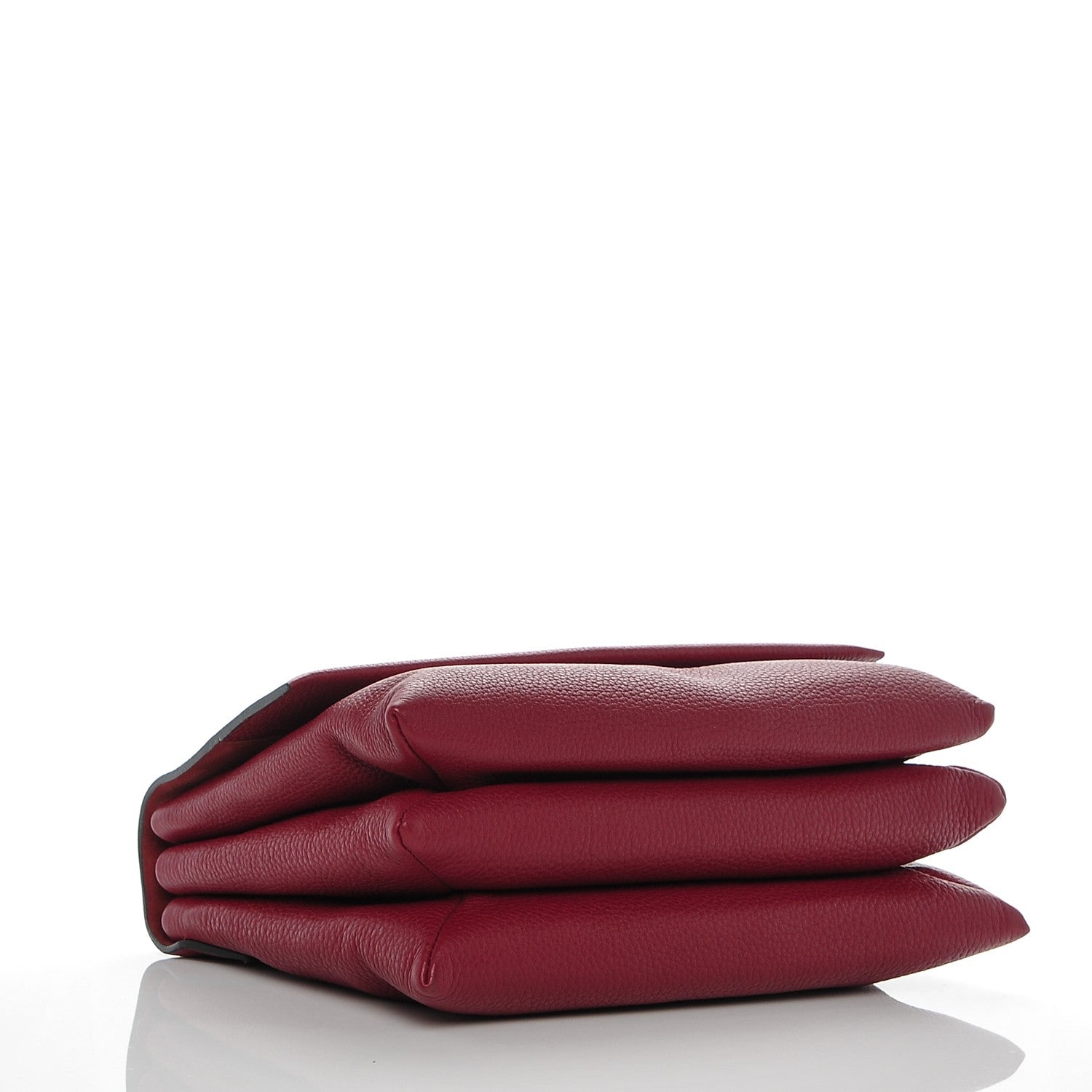 Lanvin Grained Calfskin Medium Sugar Flap Shoulder Bag Cherry 4 of 6