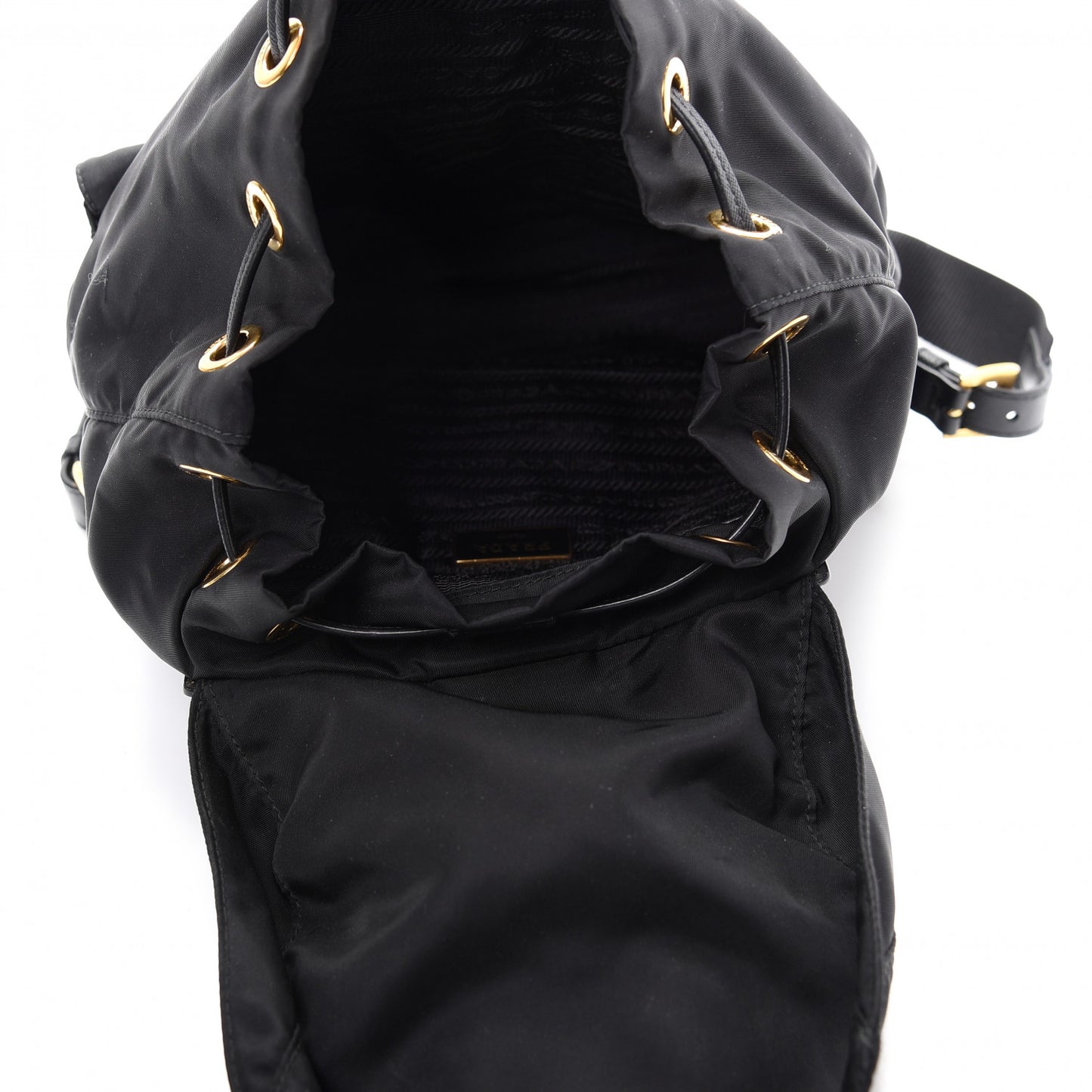 Tessuto Nylon Saffiano Robot Backpack Black Mimosa