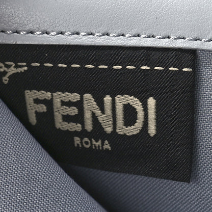 Fendi Vitello Liberty Fun Fair Studded Continental Wallet On Chain Grigio Perla Multicolor 6 of 12