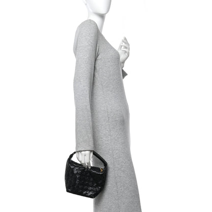 Bottega Veneta Calfskin Nappa Intrecciato Mini Wallace Black 2 of 10