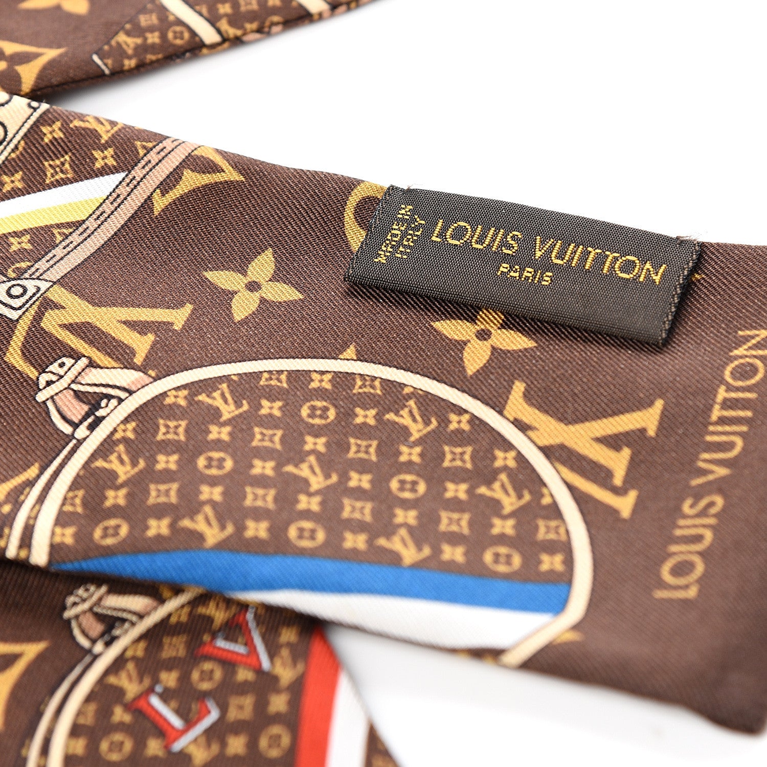 Louis Vuitton Silk Monogram Trunks Bandeau 2 of 2