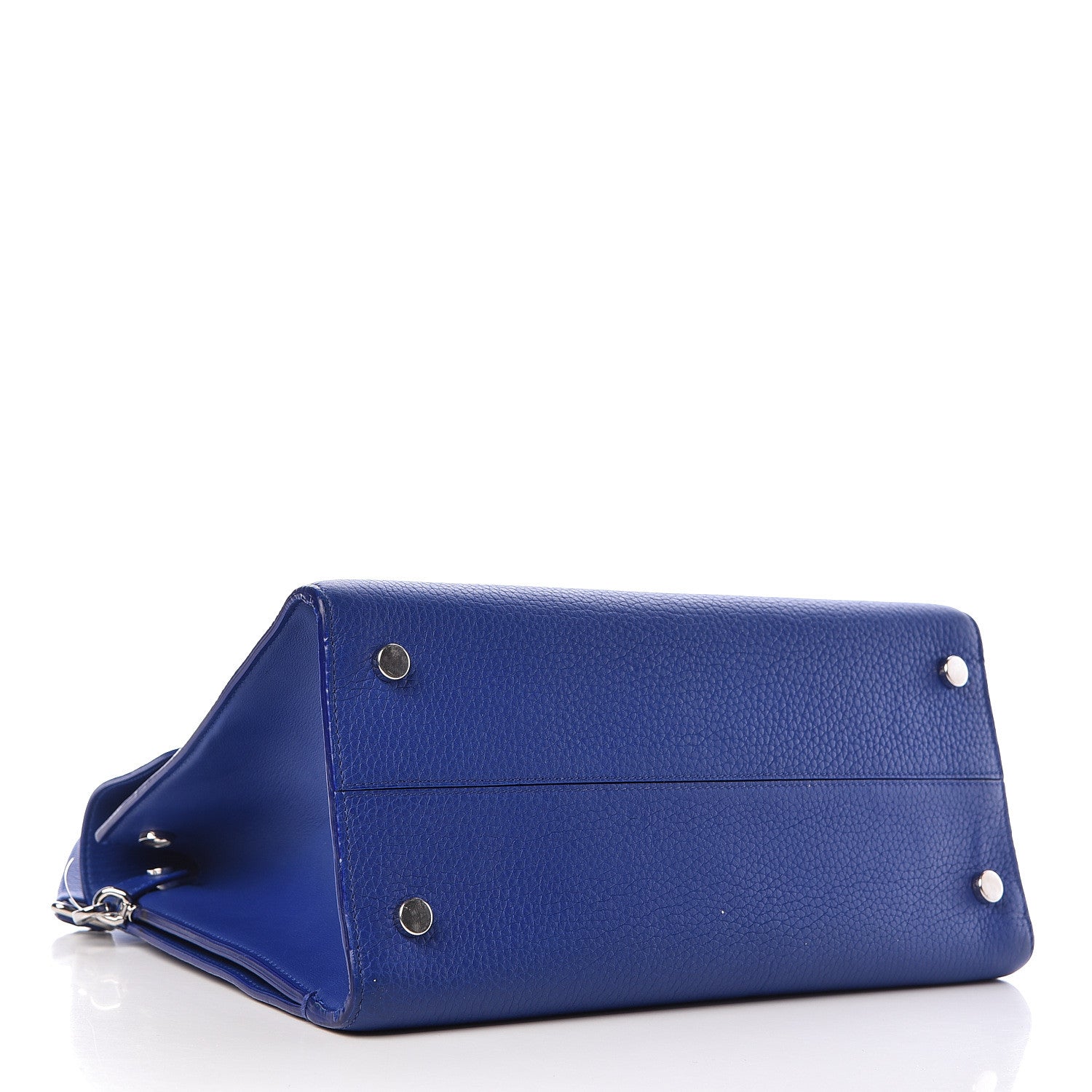 Christian Dior Bullcalf Medium Diorever Flap Yves Klein Blue 4 of 17