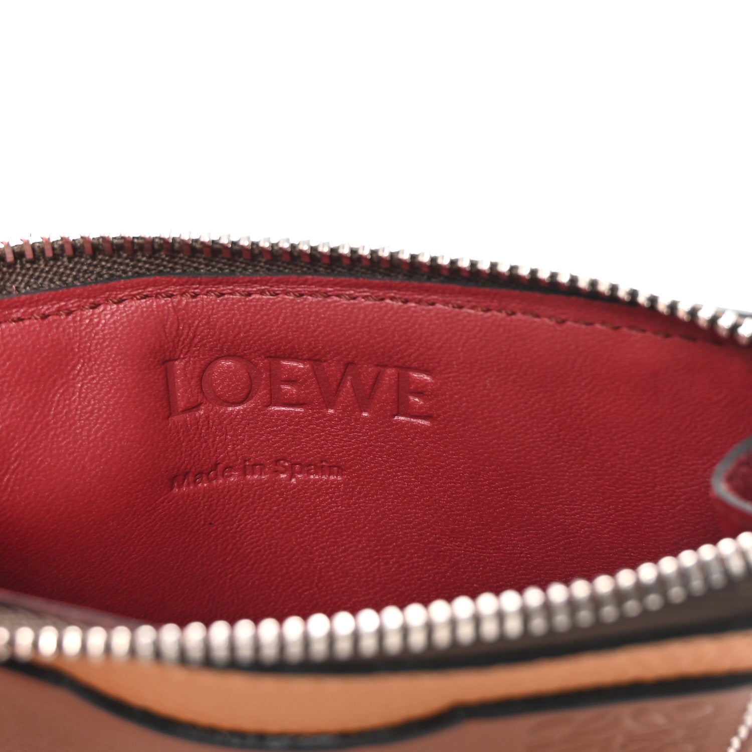 Loewe Soft Grained Calfskin Coin Card Holder Light Caramel Pecan 6 of 8