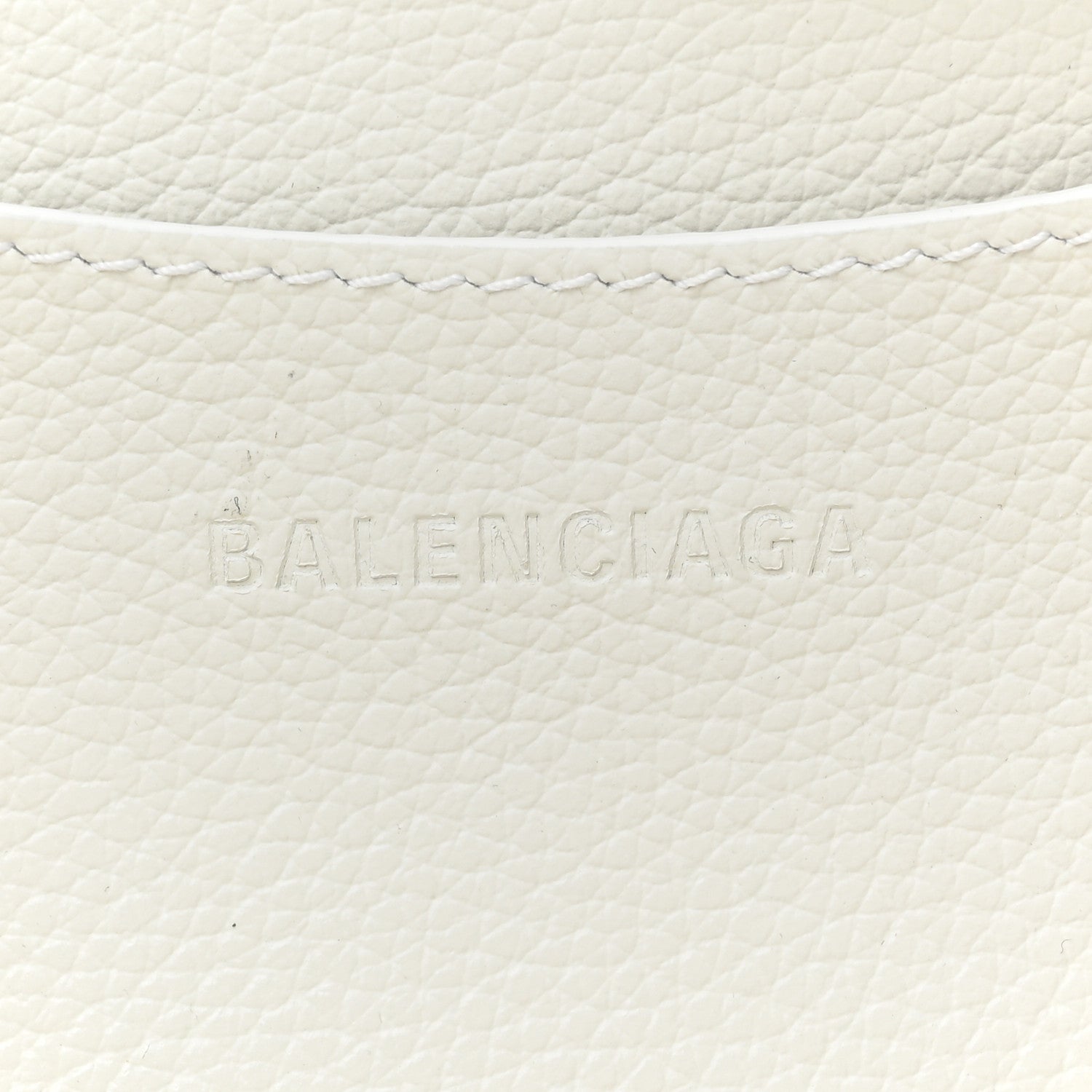 Balenciaga Grained Calfskin Neo Classic Silver Hardware Large Top Handle Bag White 6 of 15