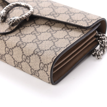 Gucci GG Supreme Monogram Mini Dionysus Chain Wallet Beige Taupe 8 of 8