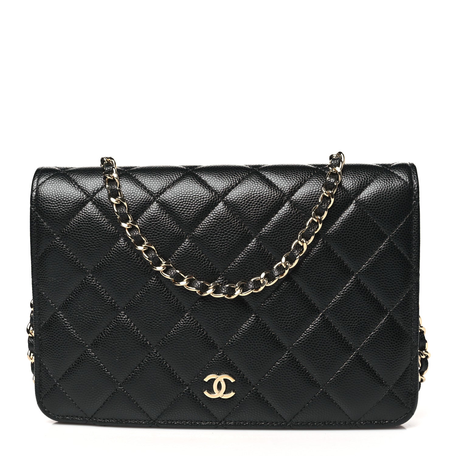 Chanel Caviar Quilted Clutch With Chain  Black 1 of 11