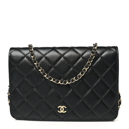 Chanel Caviar Quilted Clutch With Chain  Black 1 of 11