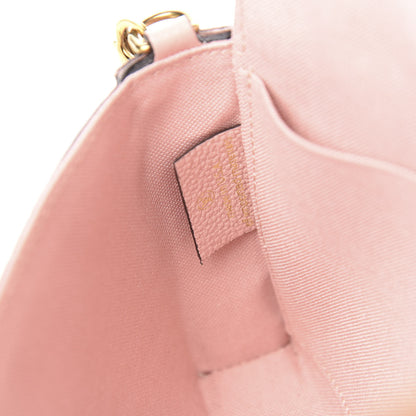 Louis Vuitton Empreinte Pochette Felicie Chain Wallet Rose Poudre 6 of 11