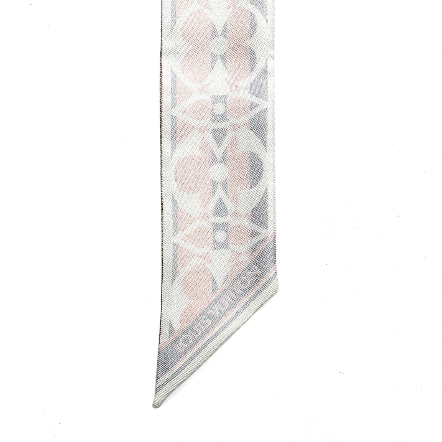 Louis Vuitton Silk Monogram Flower Ink BB Bandeau Light Pink 4 of 4