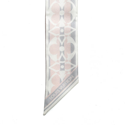 Louis Vuitton Silk Monogram Flower Ink BB Bandeau Light Pink 4 of 4