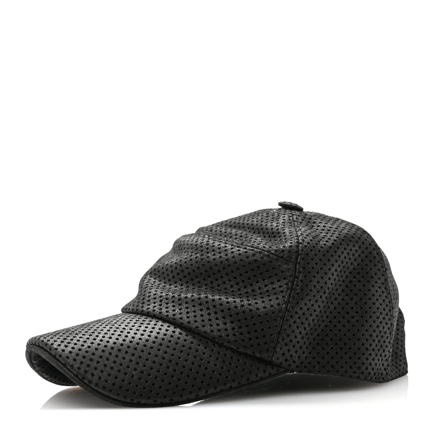 Lambskin Perforated Cap 58 Black