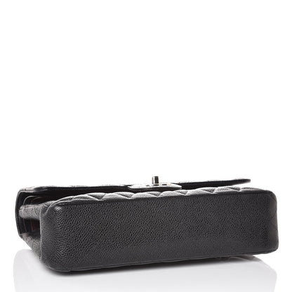 Chanel Caviar Quilted Medium Double Flap Black 4 of 7